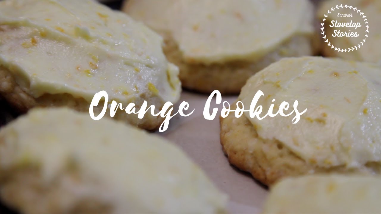 Easy Frosted Orange Drop Cookies with Orange Buttercream Frosting | Orange Icing | Quick Recipe