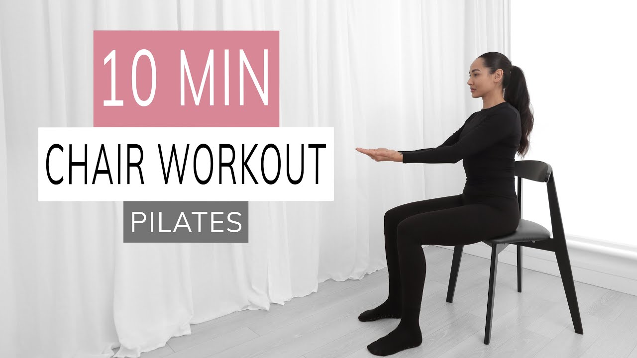 CHAIR PILATES WORKOUT | easy workout | no talking