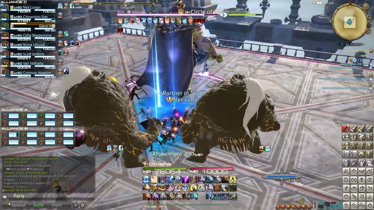 FF14 - Aglaia Byregot Full Fight (Paladin PoV)