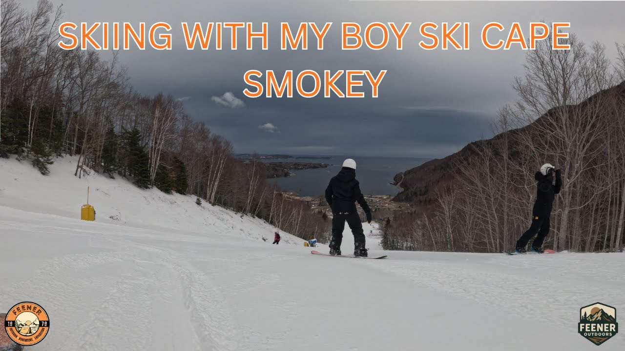Катание на лыжах с моим сыном - Ski Cape Smokey