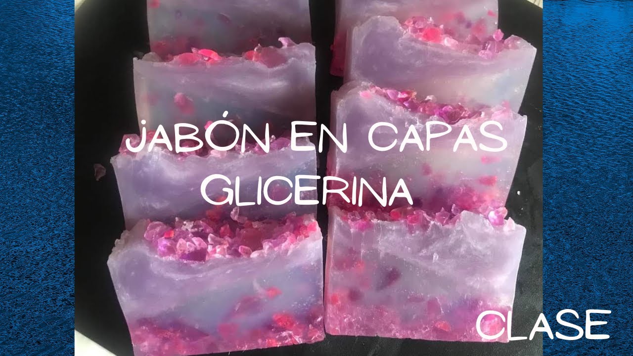 Jabón de GLICERINA diseño en CAPAS