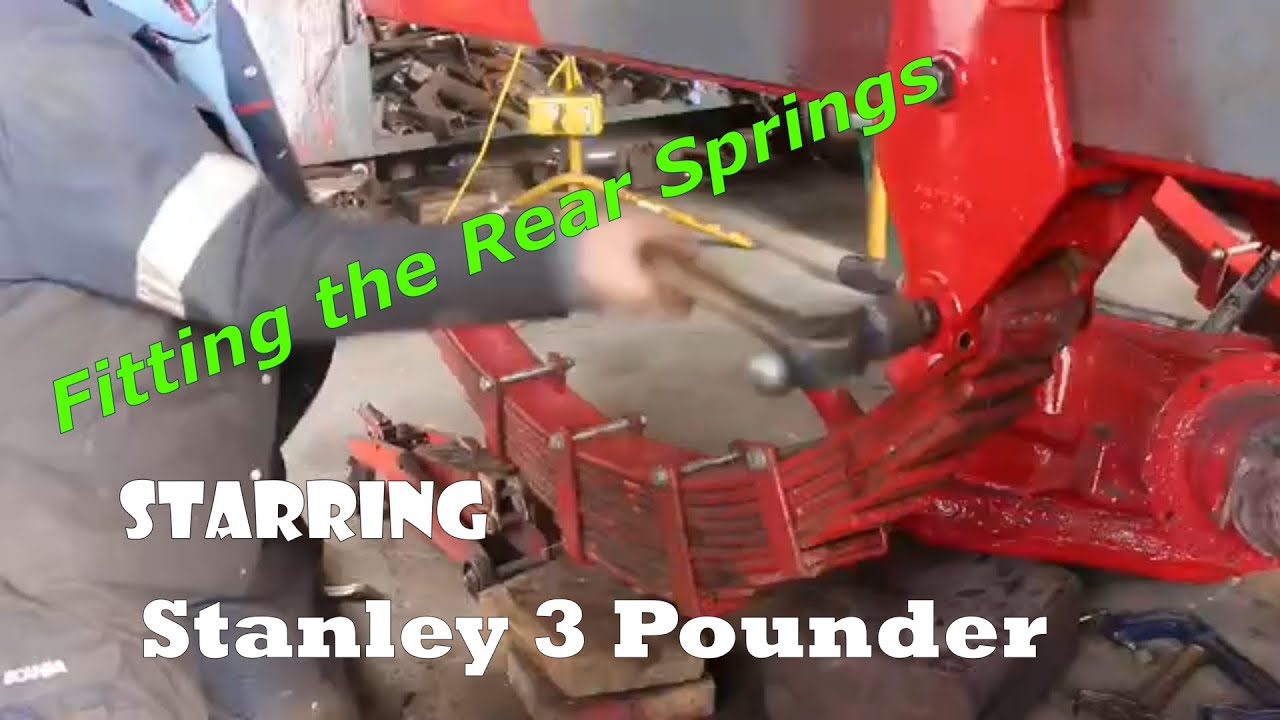 Fitting the rear springs to the S80