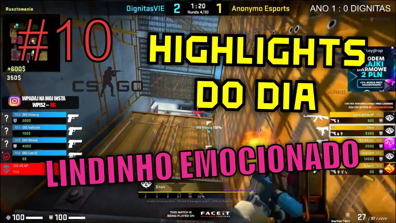 CS-GO #10 Melhores Momentos, patetadas - Best Moments