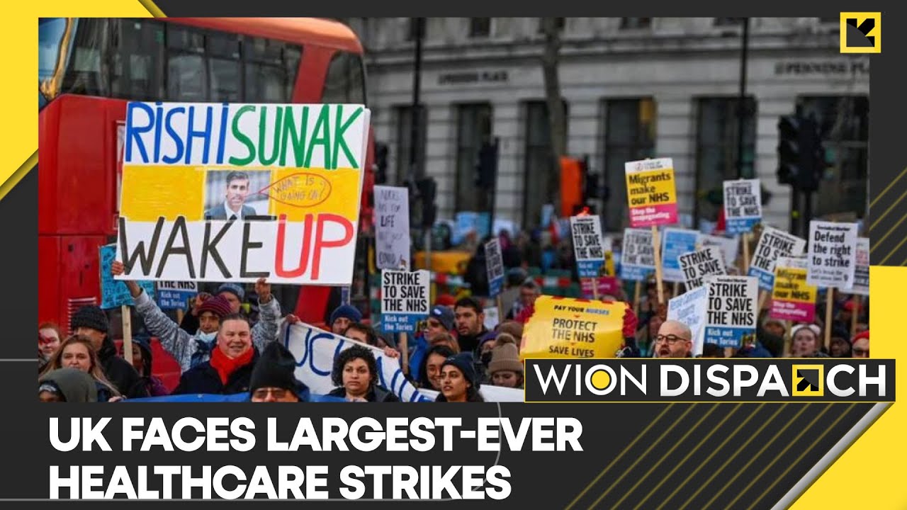 UK: Biggest-ever nursing strike in NHS history begins | Latest News | Top News | English News | WION