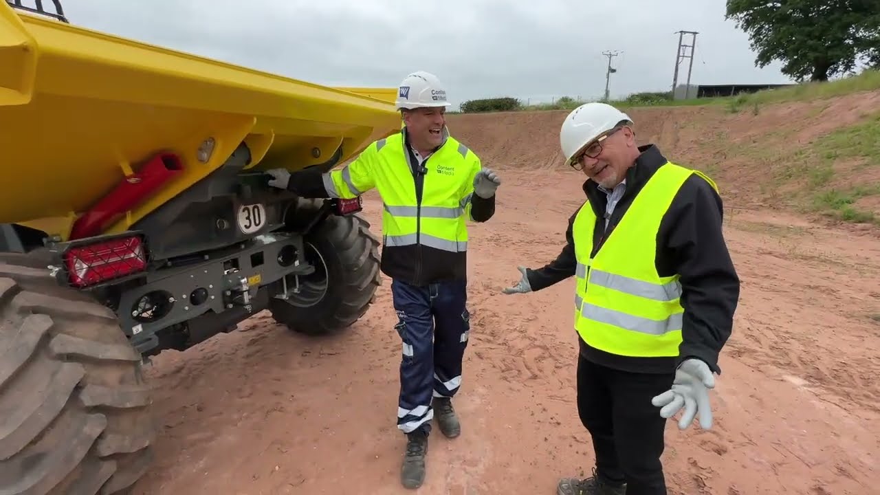 Представляем двухколесный самосвал DV90 Wacker Neuson Dual View Series с Яном Вудом