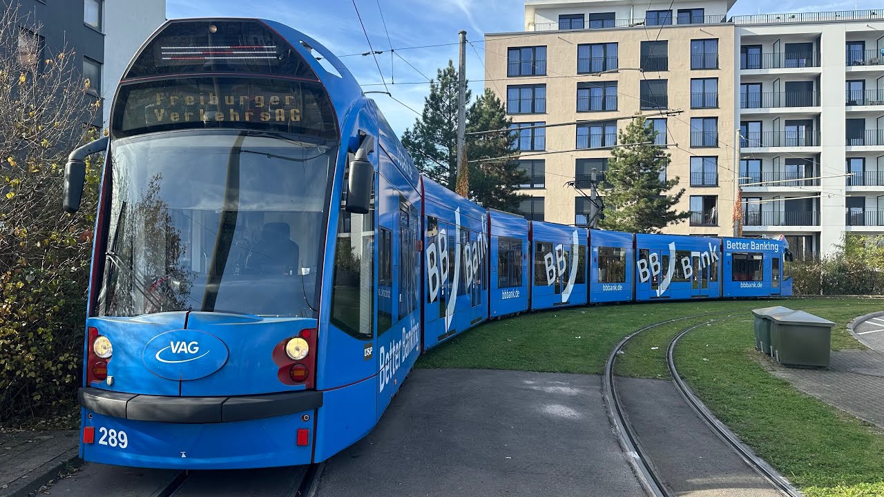 Mit der Straßenbahnlinie 3 HAID-MünzingerStr. Richtung Zähringen-GundelfingenStr.Freiburg ￼￼￼ 2025