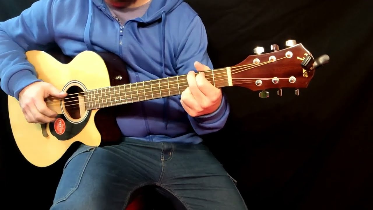 Fender FA-135CE  - Tascam - sound test gitara akustyczna
