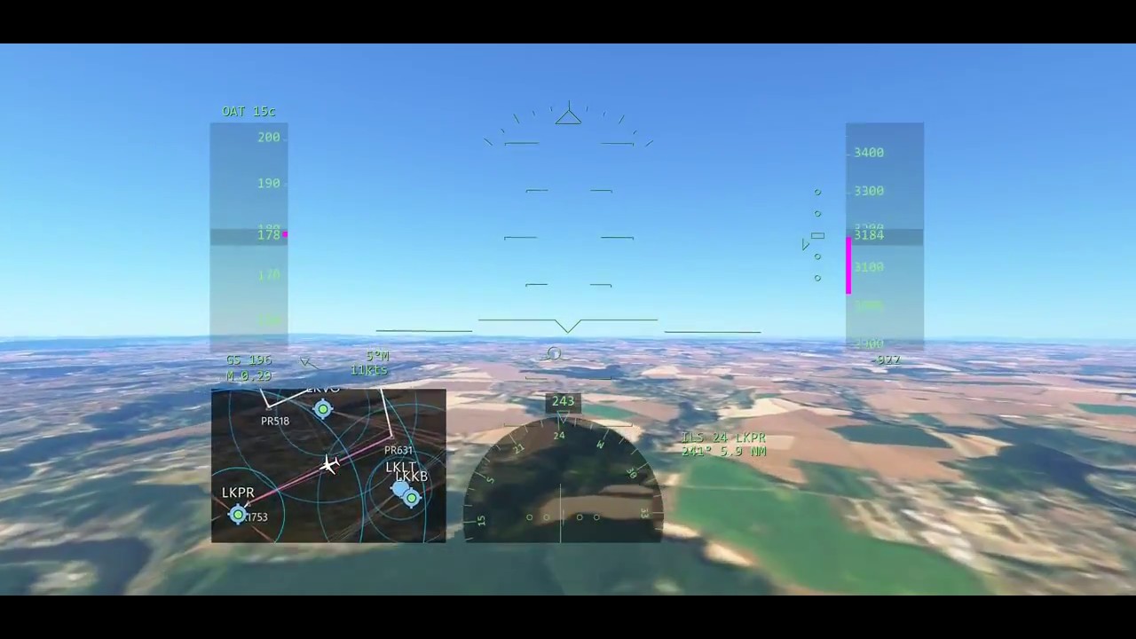 LKPR approach rwy24