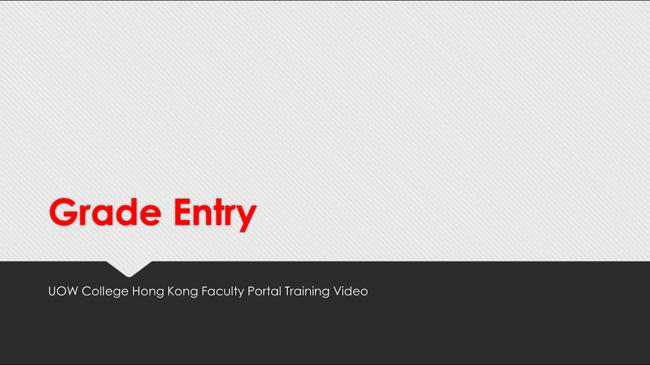 Faculty Portal