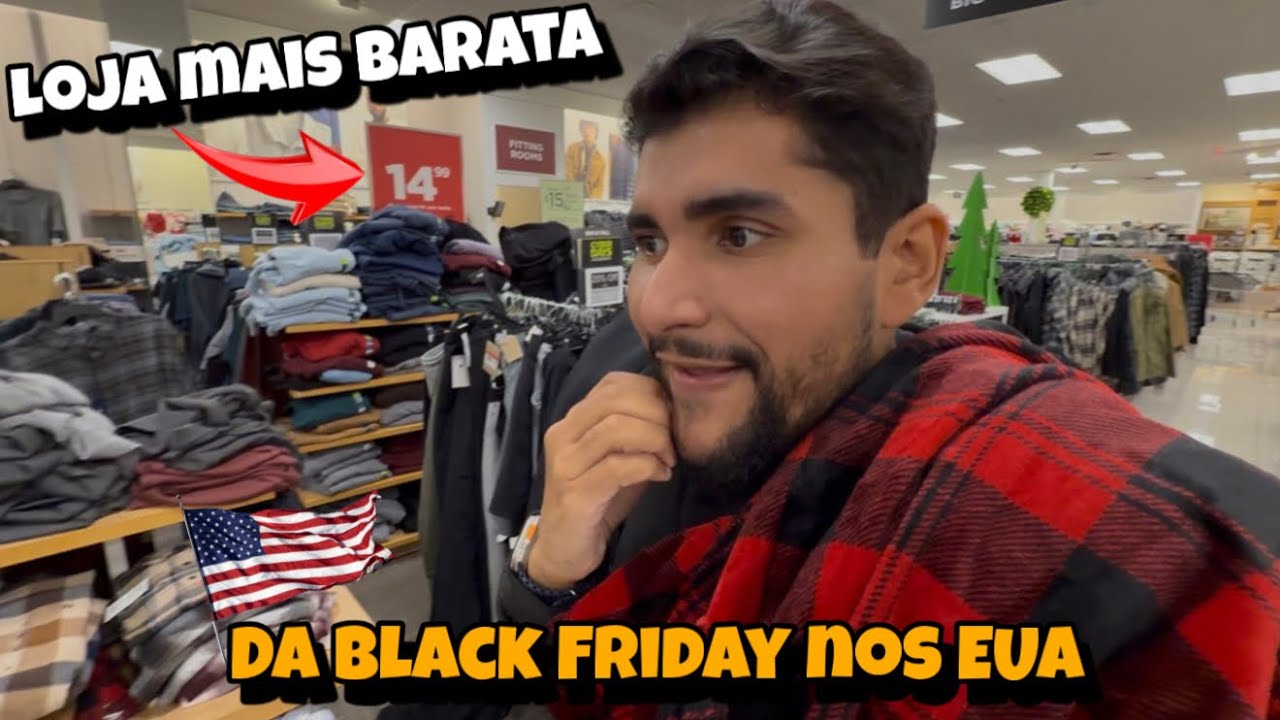 MELHOR LOJA DE ROUPAS DA BLACK FRIDAY NOS EUA - INACREDITÁVEL COMO ESTAVA BARATO 🤯