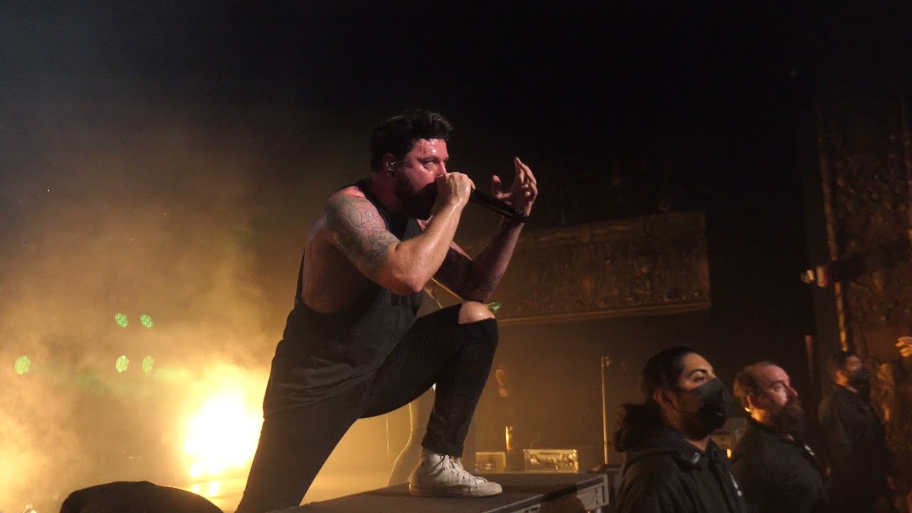 August Burns Red (feat. Mike Felker) - Pangaea [4K] @ Belasco, Los Angeles, 12/08/21