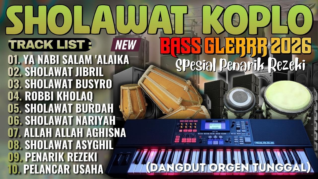 KUMPULAN SHOLAWAT DANGDUT LAWAS TERBARU 2026 | SHOLAWAT PENARIK REZEKI JIBRIL, NARIYAH PENYEJUK HATI