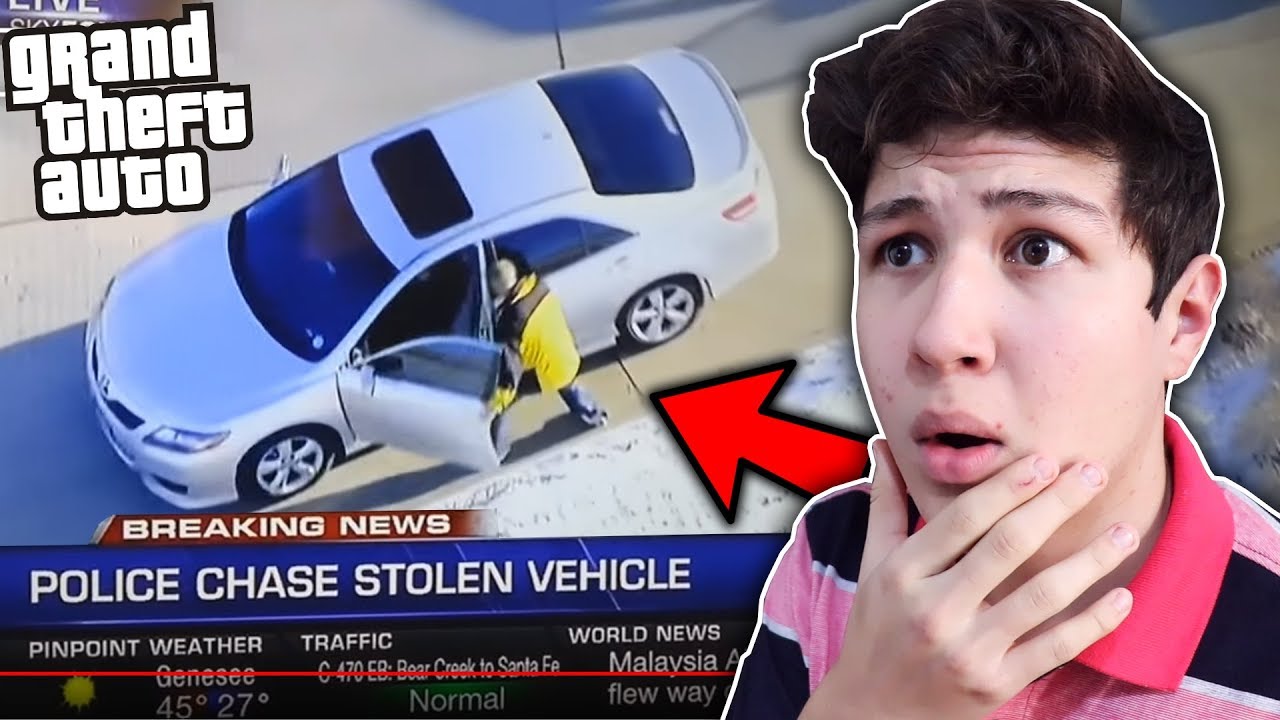 ESTE CHICO CREE QUE ESTÁ DENTRO DE GTA #2 - GRAND THEFT AUTO V - GTA SAN ANDREAS
