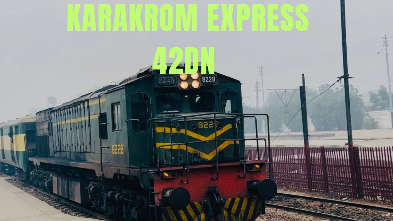 Karakoram Express 42Dn arrival in Faisalabad Railway station 4hours Late -SA Nature Beauty 