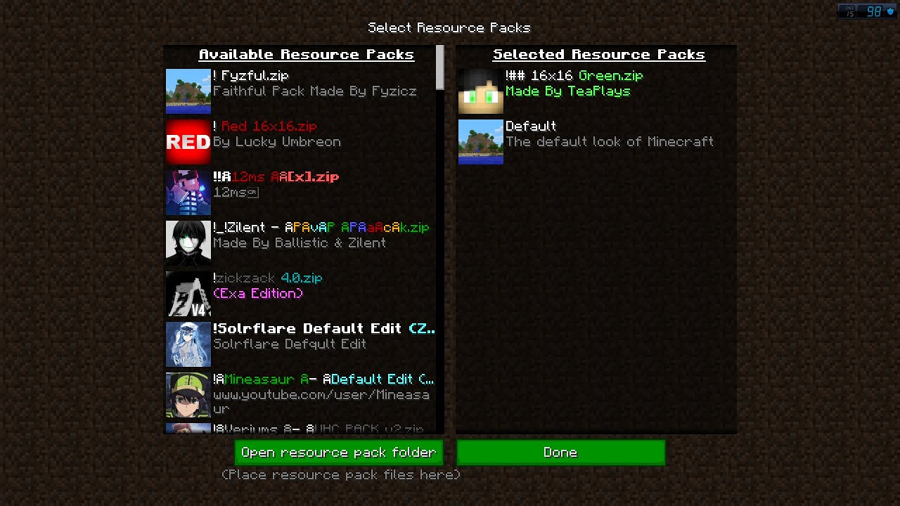 Green Default Edit by TeaPlays