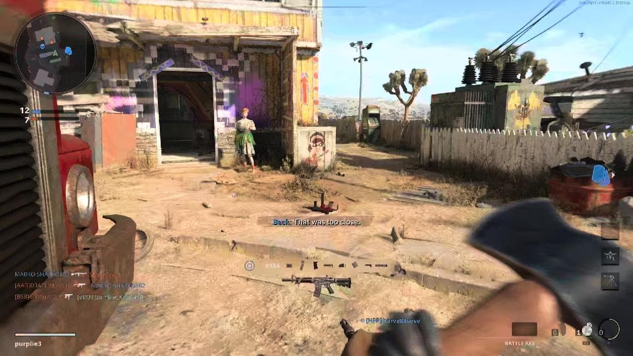 Call of Duty: Black Ops. Axes killing good tims