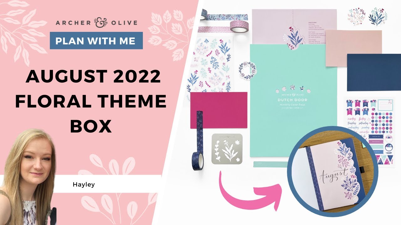 August 2022 PLAN WITH ME | Monthly Bullet Journal Set Up
