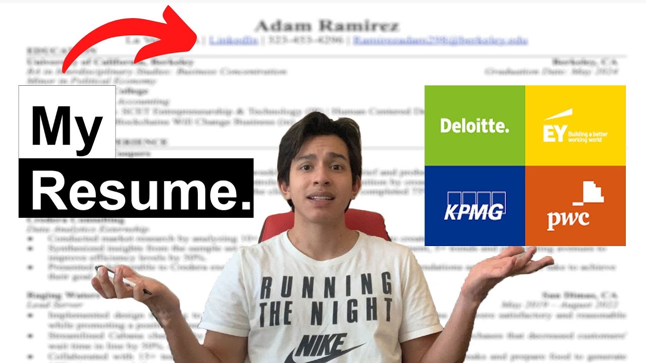 My Big Four Audit Internship Resume (+ application tips)