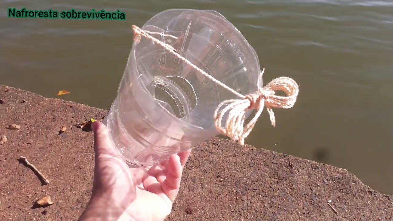 armadilha de garrafa pet destruidora de piabas