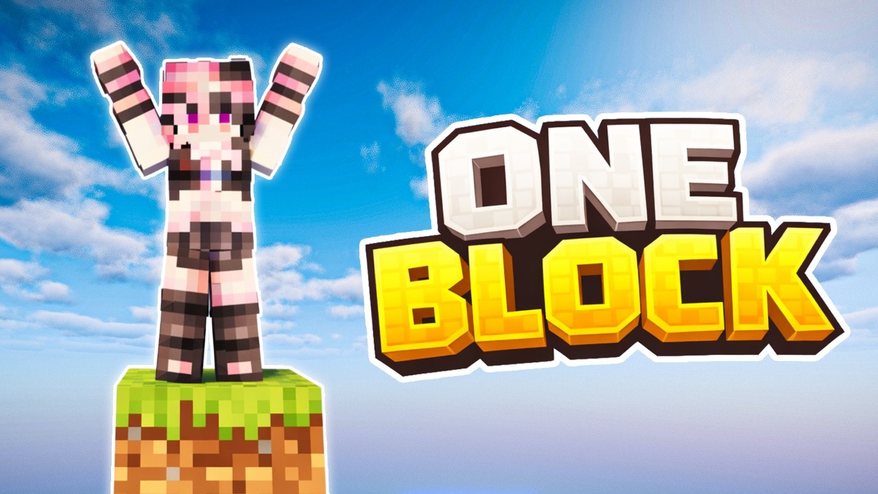 Jugando ONE-BLOCK con los MONOS 🐵