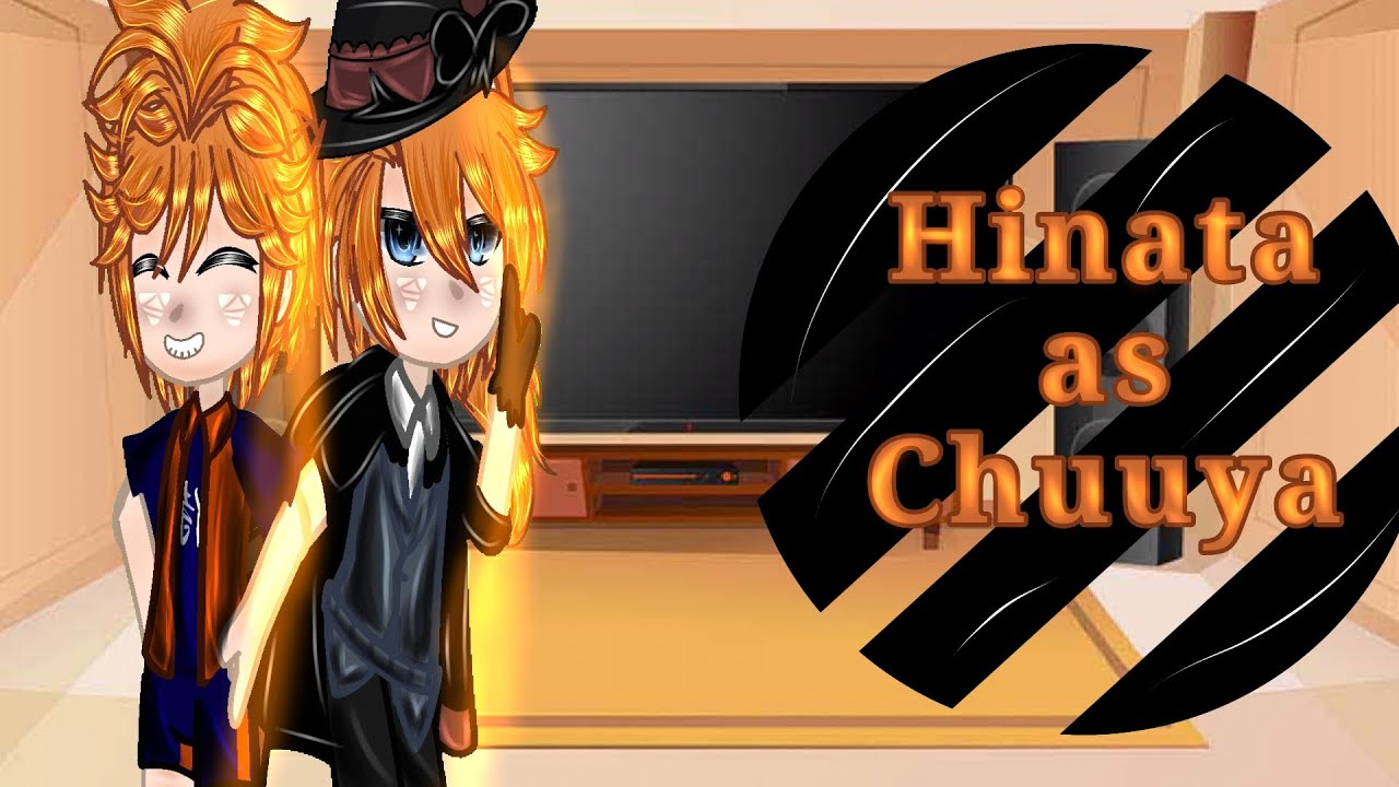 Haikyuu react to hinata futur as Chuuya//🇫🇷🇬🇧//Watch before/Regarde avant:Oikawa Futur as Dazai//