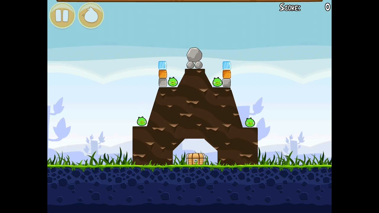 Геймплей Angry Birds на острове Инкубатор, но я загрузил его не на тот канал.