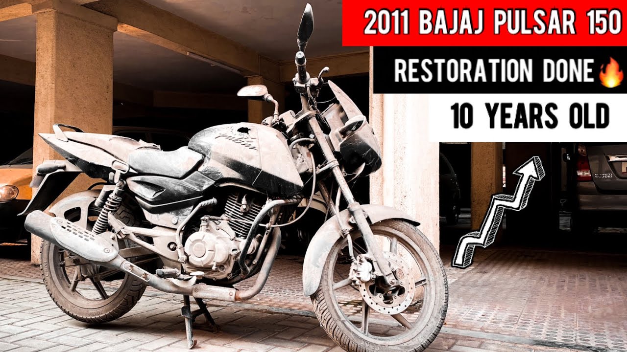 My 10 Year Old Bajaj Pulsar 150 RESTORED - Back on Road Now