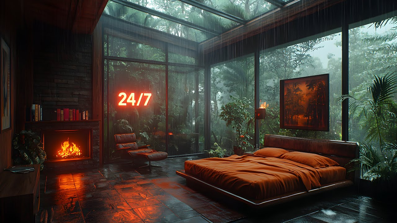 🔴 Deep Sleep Music 24/7 — Fall Asleep Fast, Relaxing Music, Stress Relief, Rain Sounds