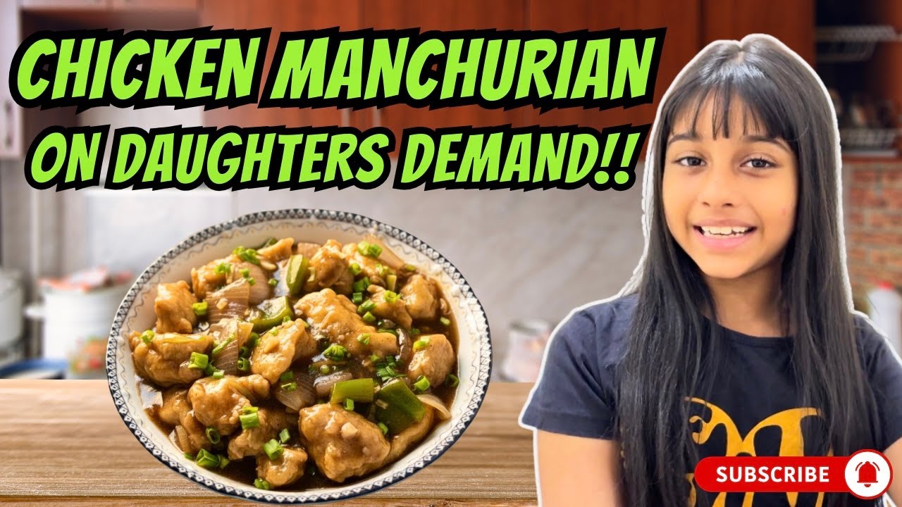 CHICKEN MANCHURIAN ON ANAIRA'S REQUEST😀 | Goan Vlogger | Konkani Vlogs #goanvlogger #konkanivlogs