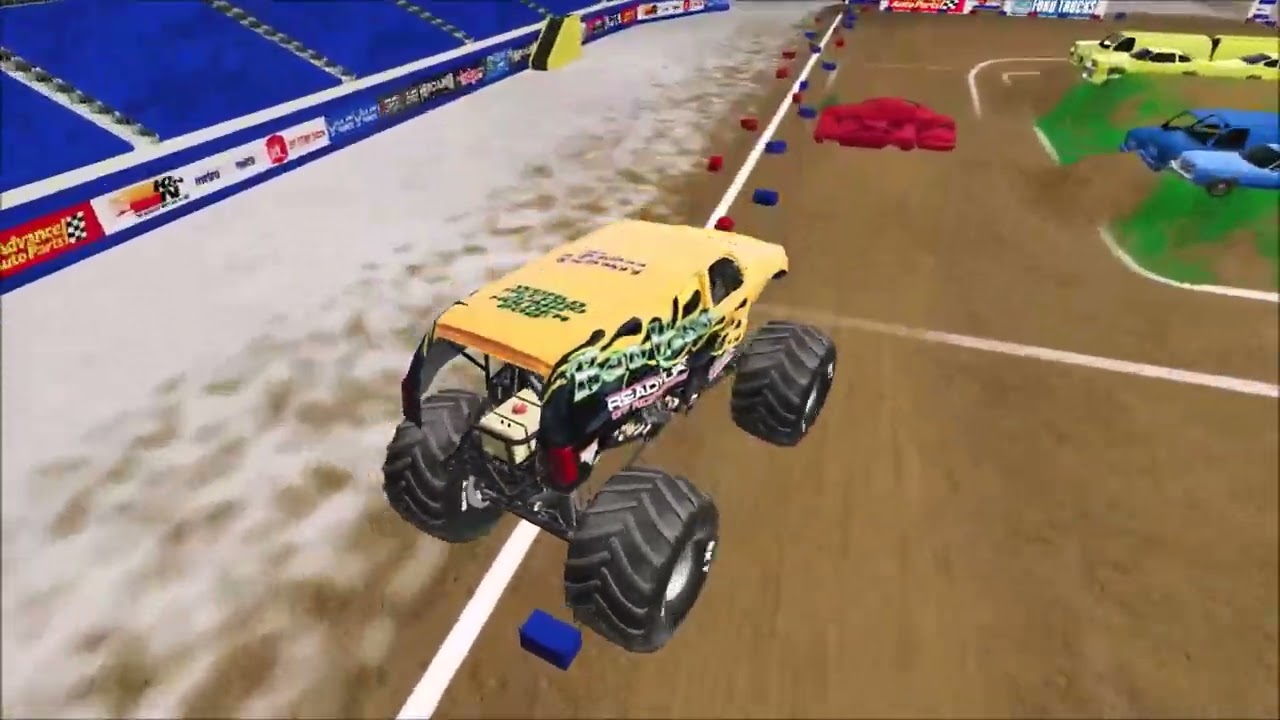 BeamNG Monster Jam Freestyle: Bad Habit @ New Orleans 2008