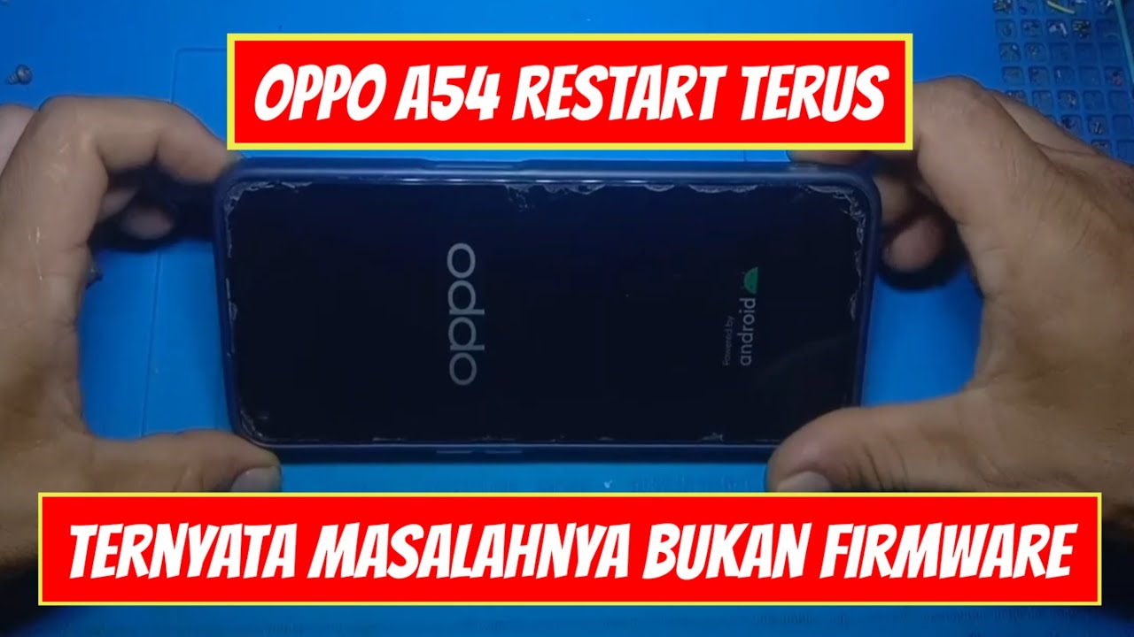 Oppo A54 Restart Cuma Sampai Logo Lansung Mati dan Hidup Lagi