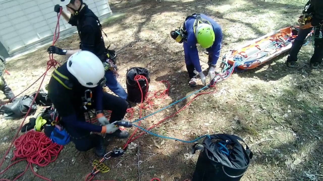 ロープレスキュー（Roperescue) 垂直　上げ下げ
