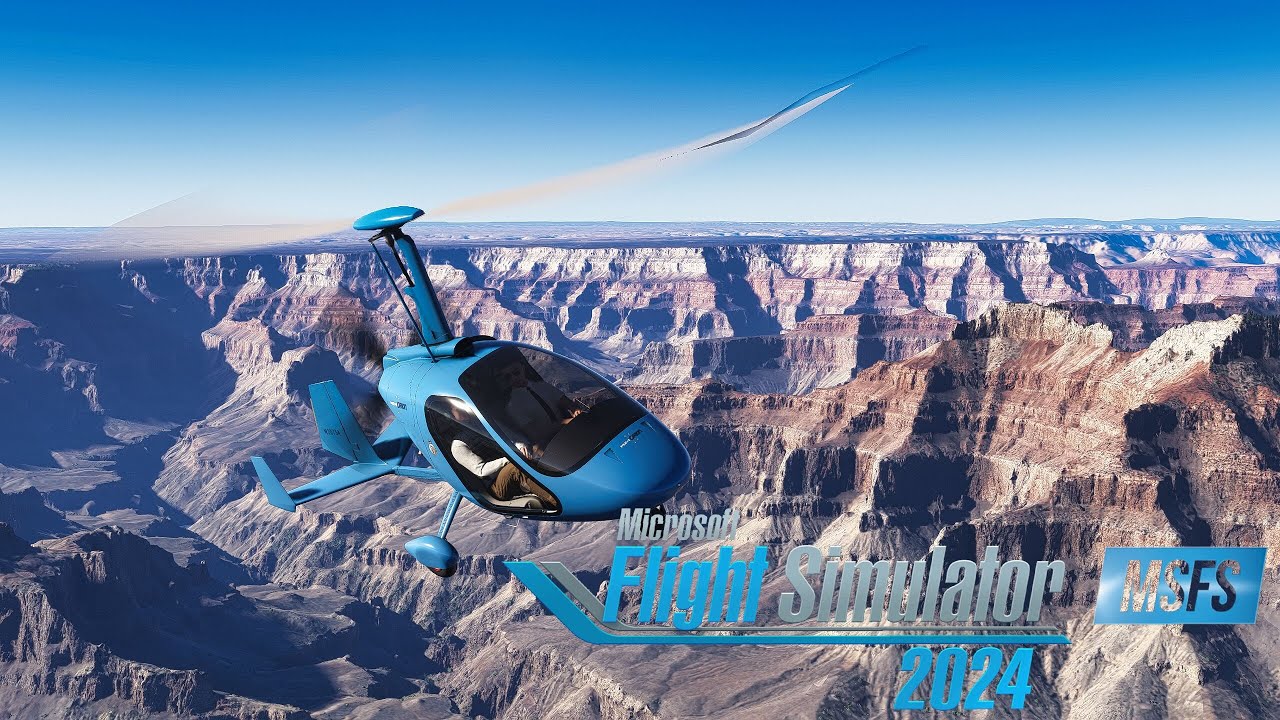 Magni Gyro M24 Through The BEAUTIFUL Grand Canyon | First Look/Start Up | MSFS 2024