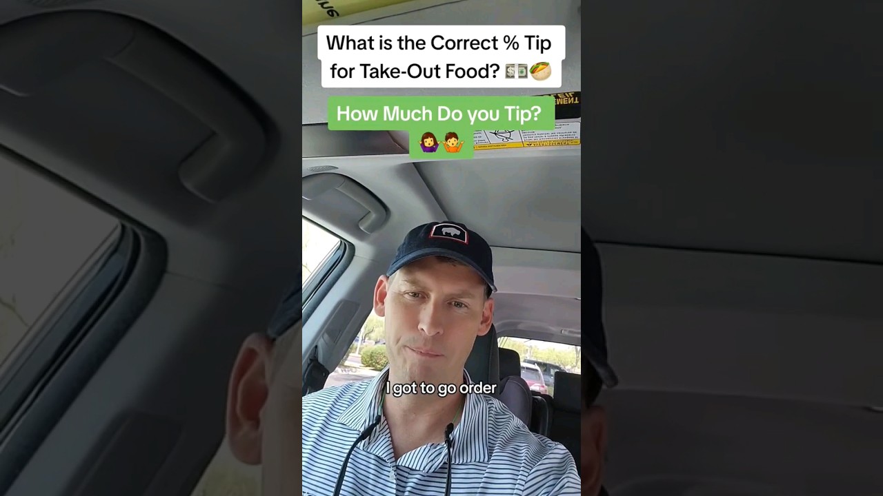 What is the Right Tip % for Take Out Food? 🤷&zwj;♂️ 🥙🧾 #tip #tips #tipping #tippingculture #money #food