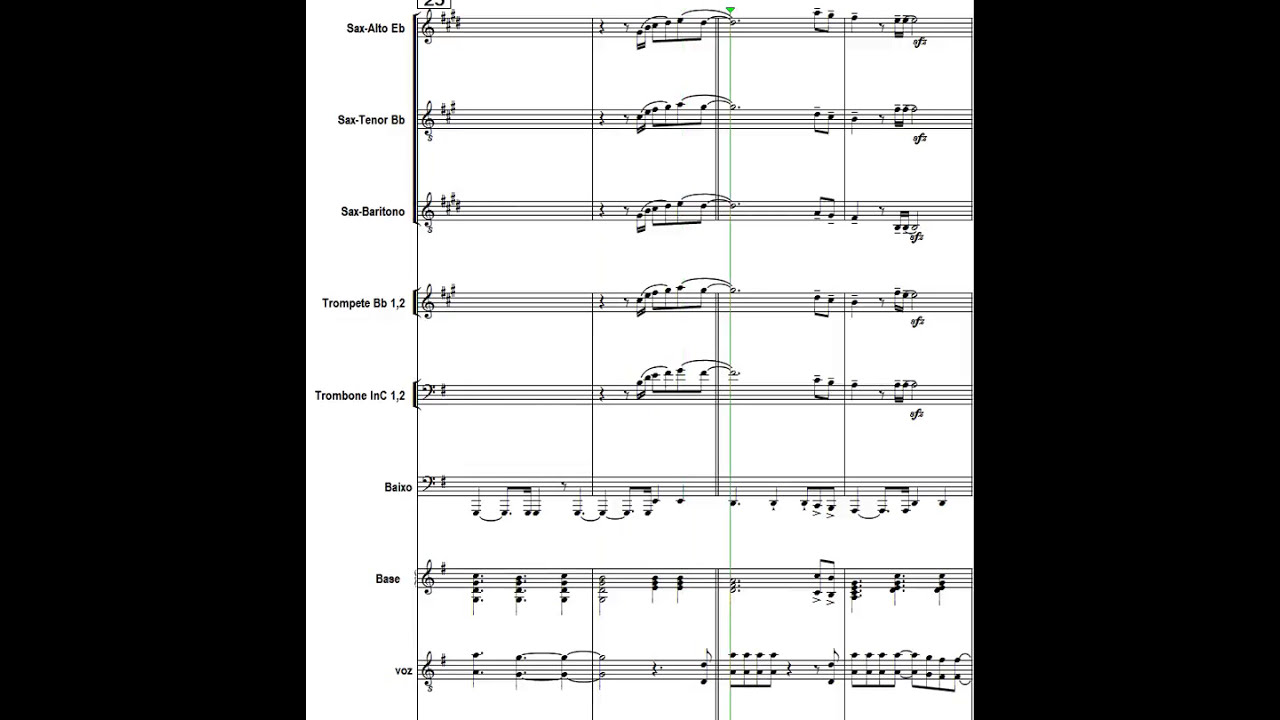 Deus &eacute; Fiel - Nani Azevedo | Arranjo Musical para BigBand | Download da Partitura 👇