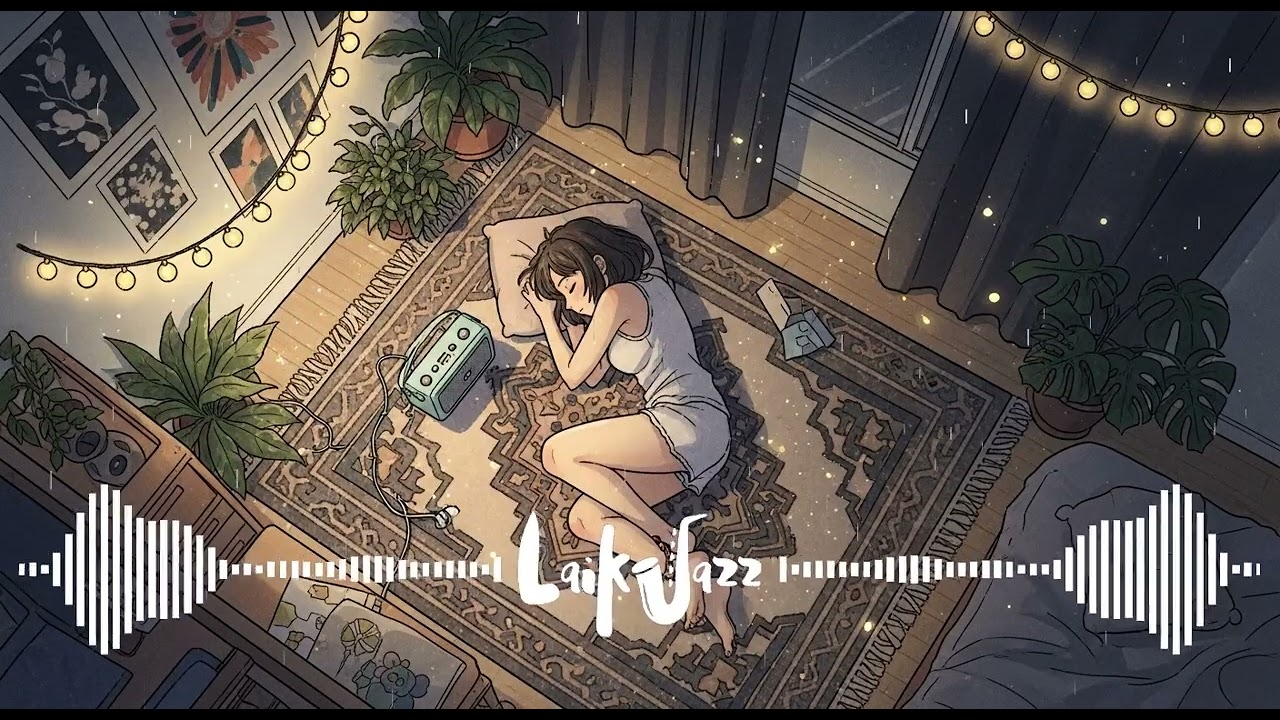 Jazz Lofi Night Drive Vibes 🚗🌃 Anime Aesthetic Sleep Music | Laik Jazz