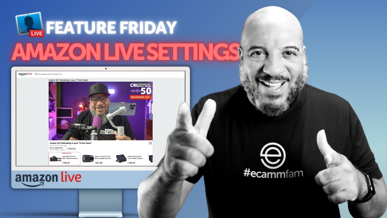 Easily Stream to Amazon Live with Ecamm Live (FREE Profile Download)