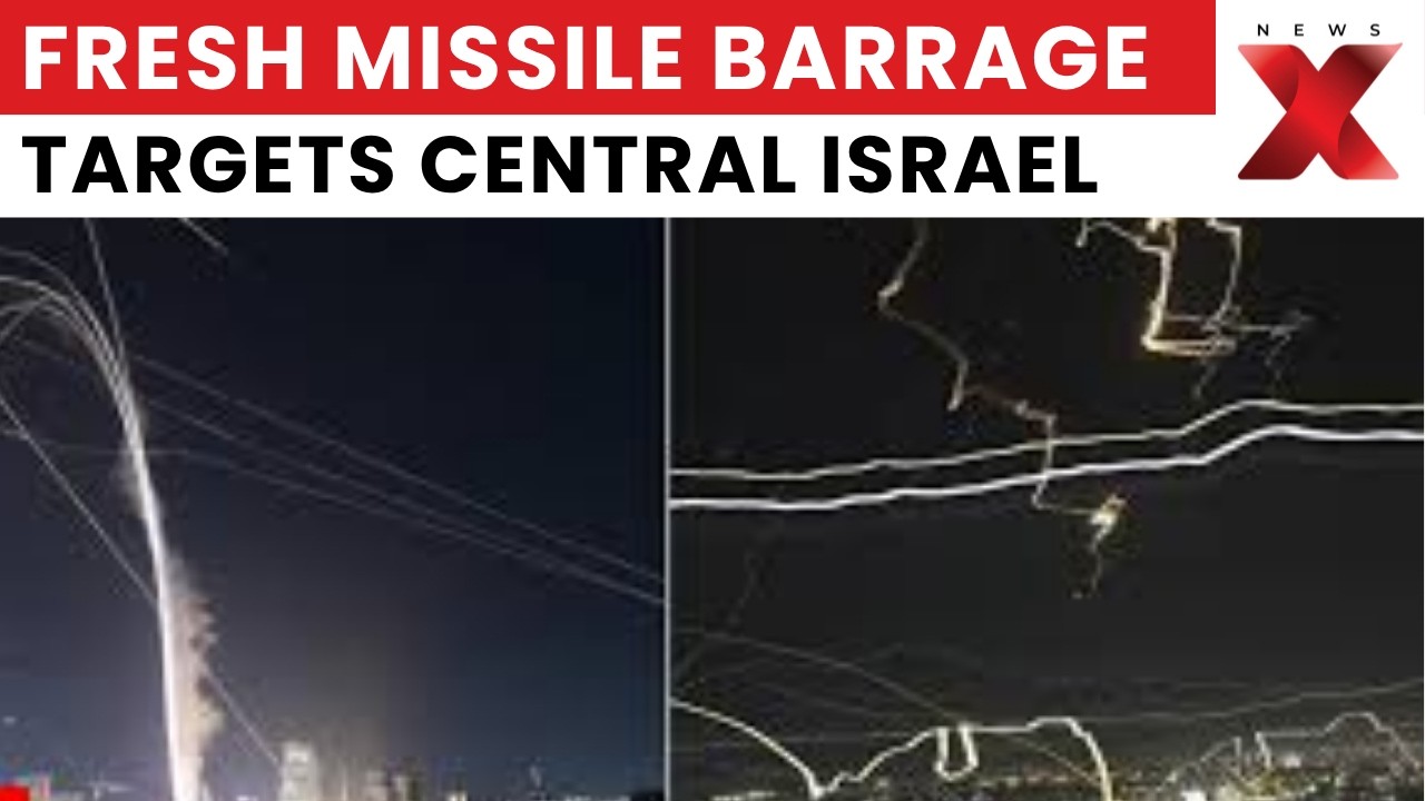 Iran Launches 67th Missile Wave, Hits Rehovot, Home Damaged By Debris | NewsX