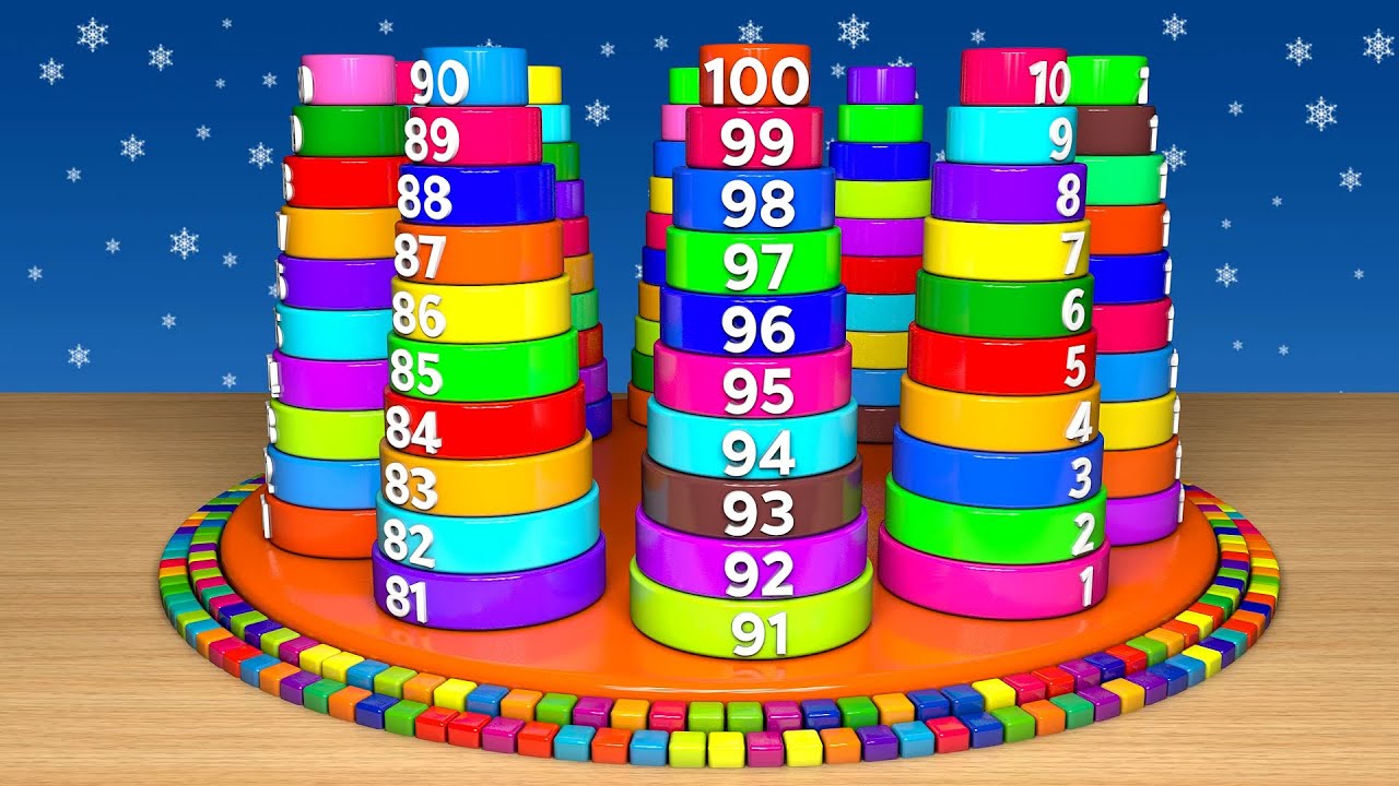 Numbers Song 1 - 100 | Counting by 1 to 100 | Andre Clap