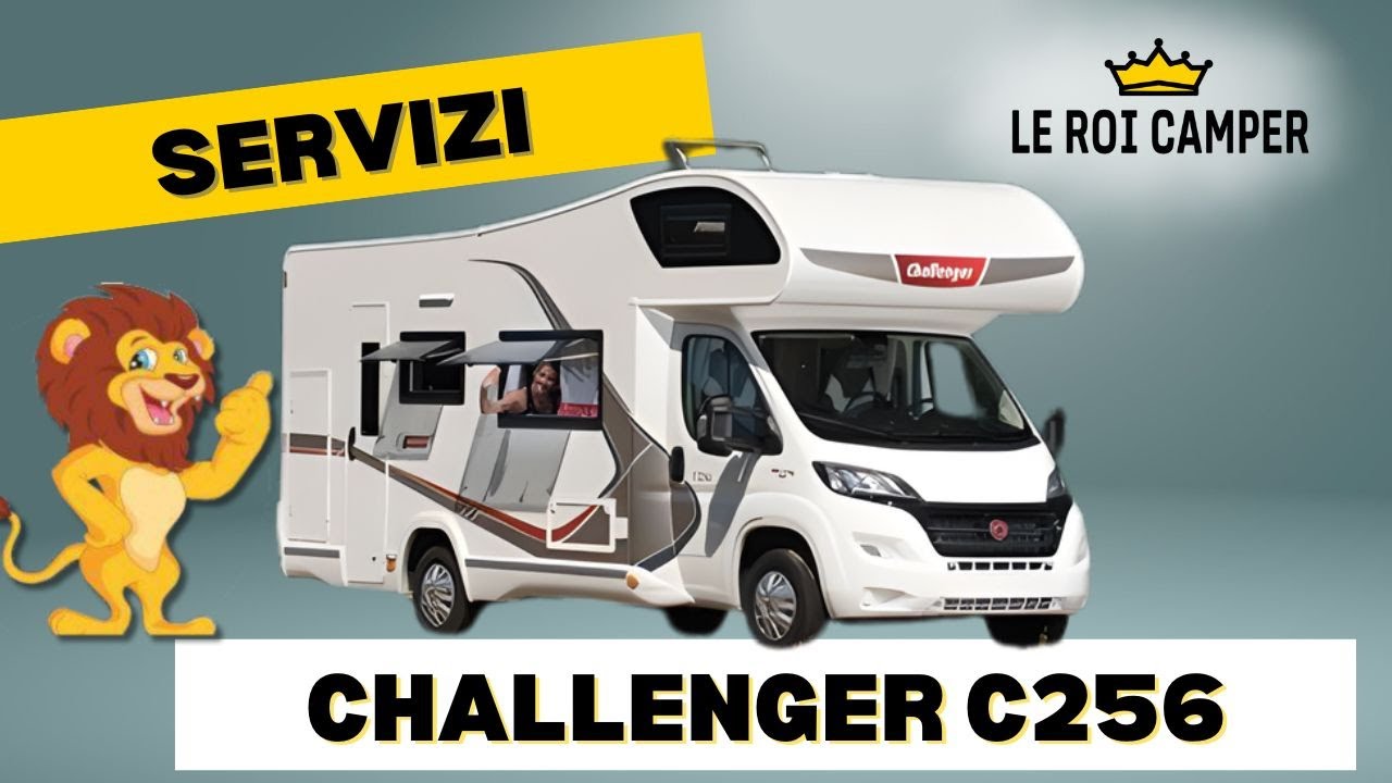 Challenger C256  - Guida servizi - Le Roi Camper Carmagnola
