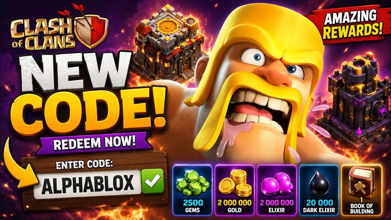 JUNE NEW CODES* CLASH OF CLANS REDEEM CODES 2026 - CLASH OF CLANS CODES 2026 - CLASH OF CLANS CODES