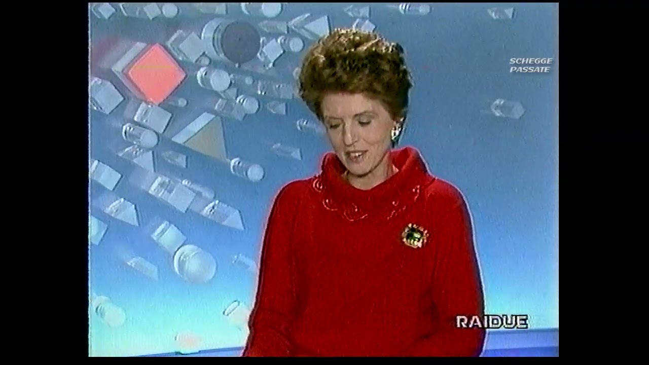 Annuncio tagliato di Maria Brivio su Raidue del Gennaio 1997 (HD)