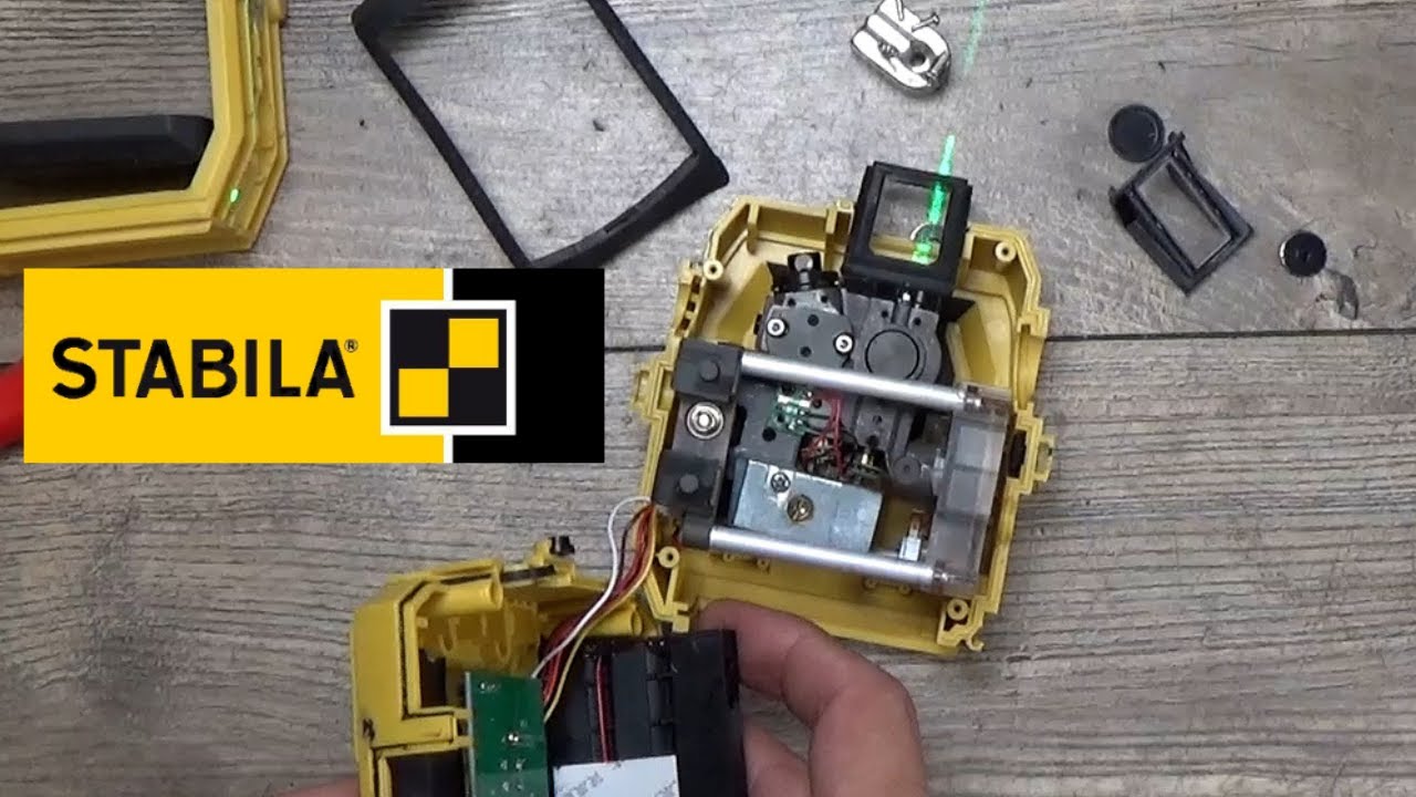 Stabila LX300G laser level full teardown and repair