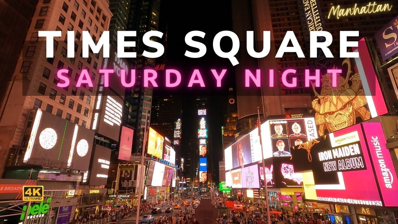 Times Square Saturday Night Walking Tour - New York City - Labor Day Weekend 2021