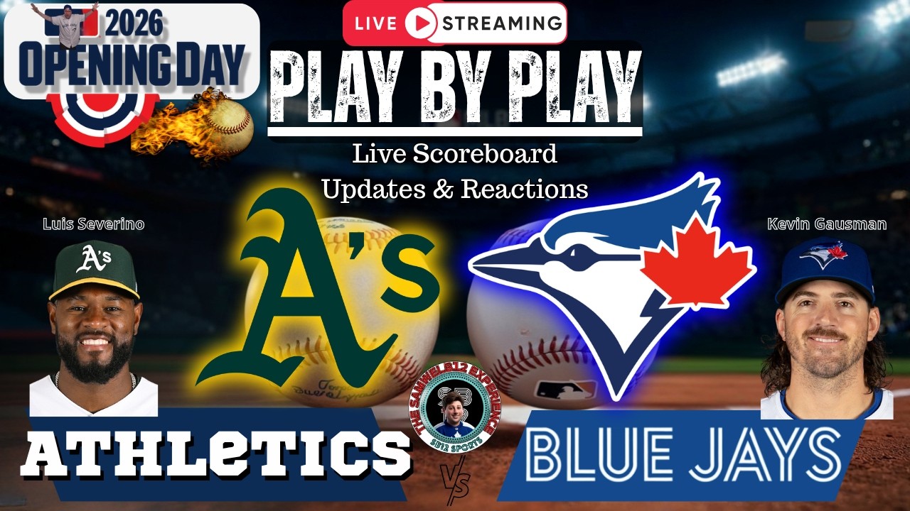 🧢 LIVE:  Toronto Blue Jays vs Athletics MLB Opening Day Reactions!