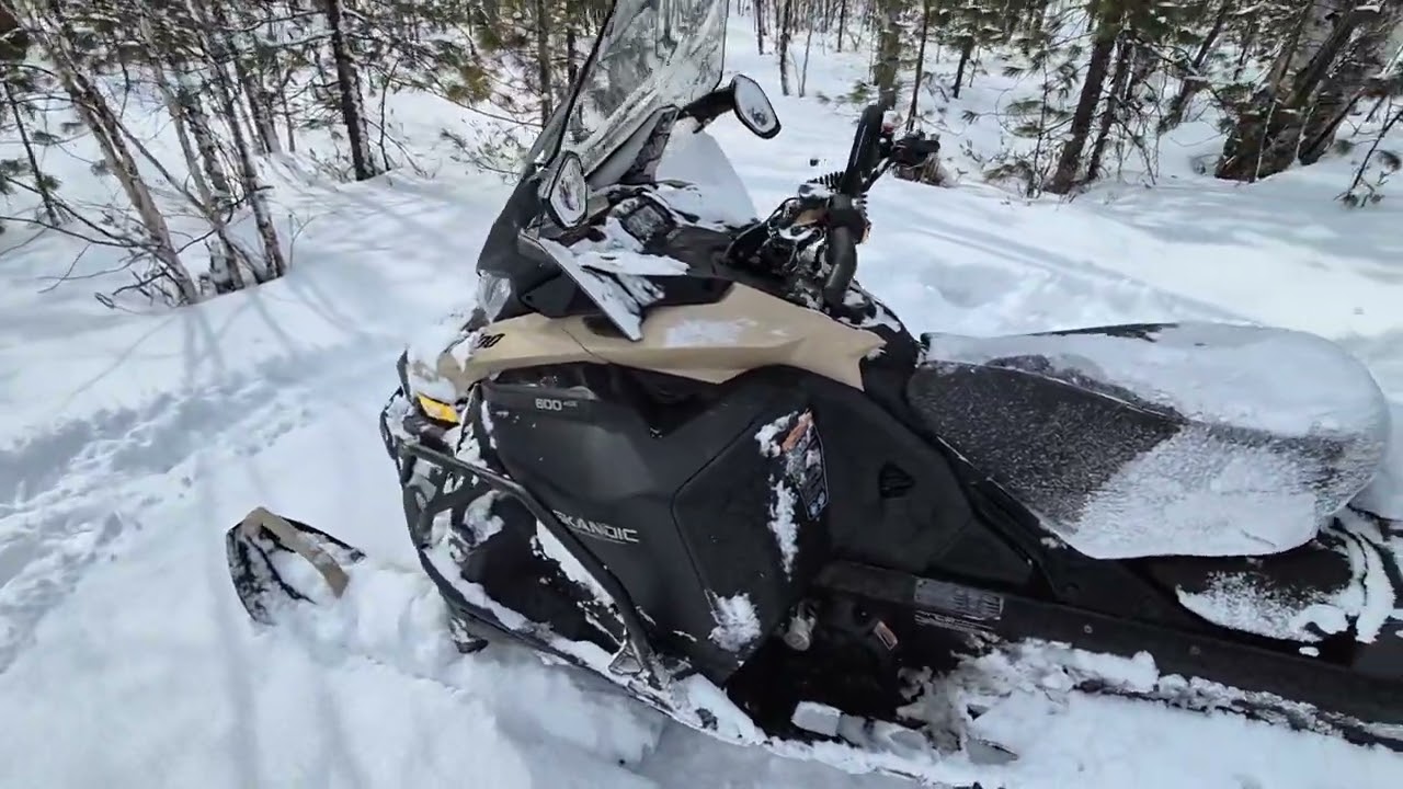 BRP SKANDIC ACE 600 2023. Пробег 1500 км!