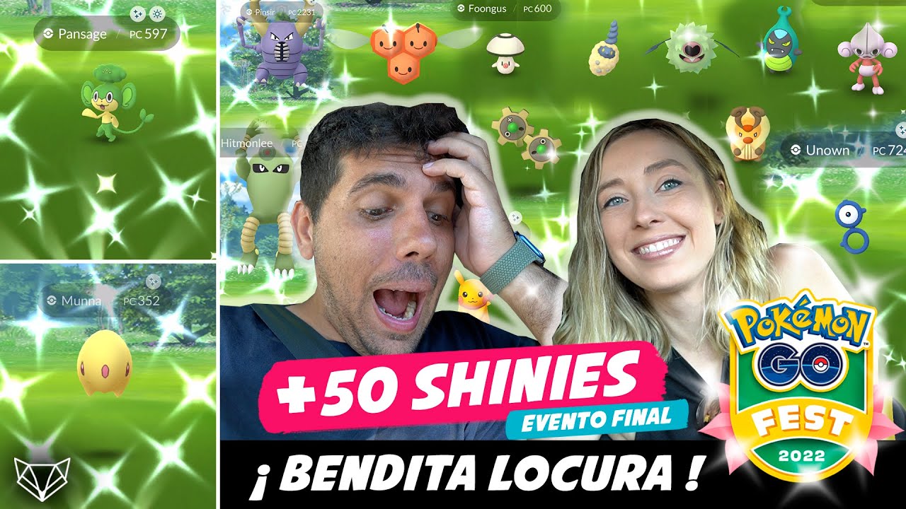 ¡POR POCO Y NOS LO PERDEMOS! SHINIES A MONTONES EN GO FEST FINAL DE POKÉMON GO [Neludia]