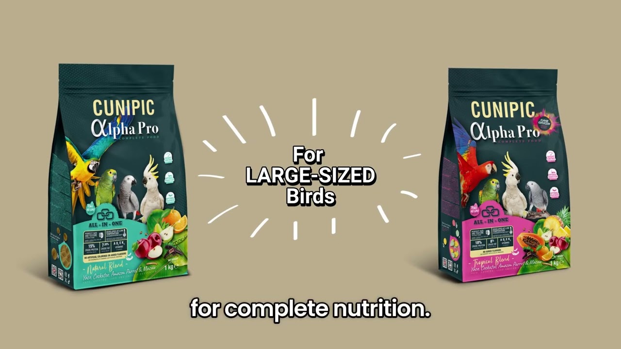 Keep Your Bird Healthy, Happy & Vibrant with Cunipic Alpha Pro 🦜✨