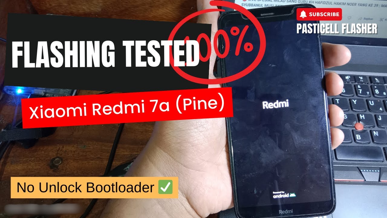 Xiaomi Redmi 7A - Pine | Bootloop | Stuck Logo Redmi | Flashing Tested 100% (Jika emmc masih sehat)
