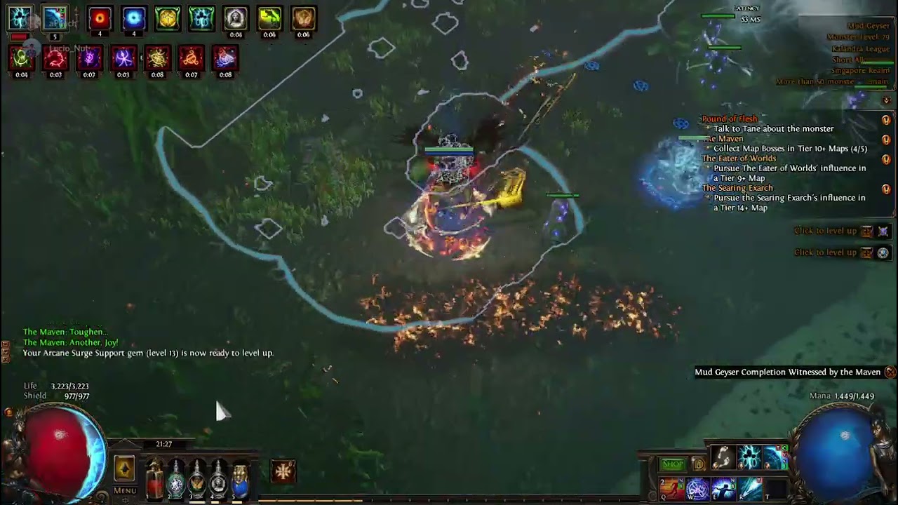 Path of Exile 3.19 starter totem freezing pulse/ice spear budget 1Divine